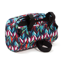 Load image into Gallery viewer, Domino Handlebar Bag in Chevron - Back

